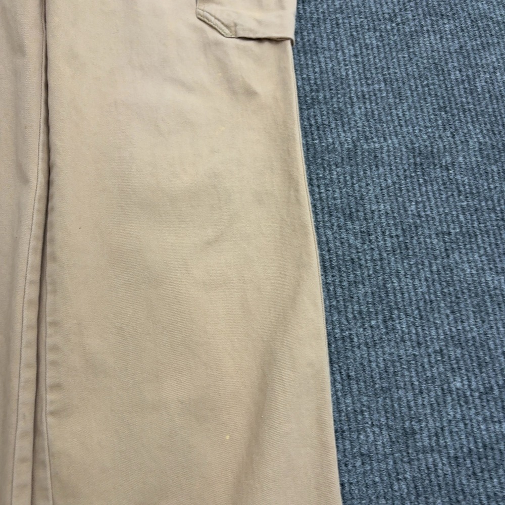 Dockers Cargo Pants Mens 34x34 Tan Cotton Flat Front Relaxed Fit Utility Style - Picture 2 of 11